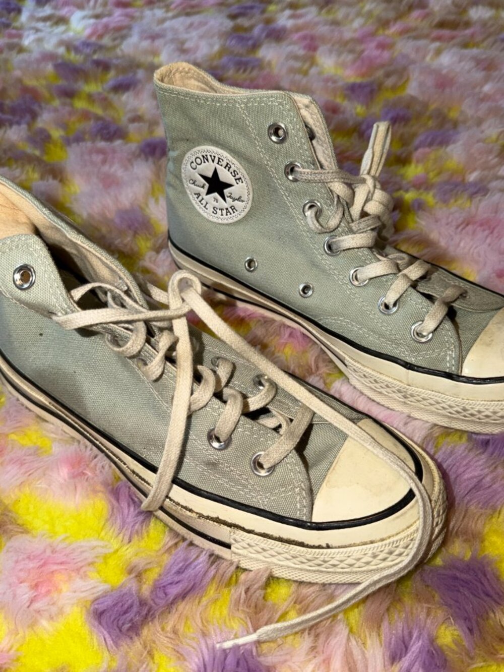 Sage Green Converse